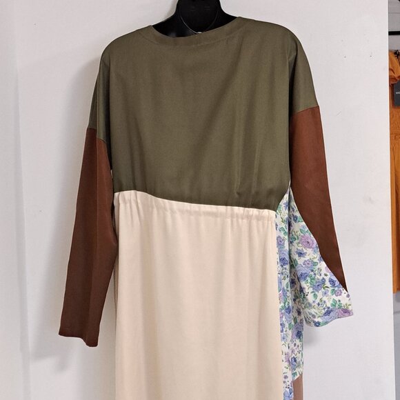 Walk of Shame Long Sleeve Maxi Dress Misses Size Medium - Picture 9 of 12